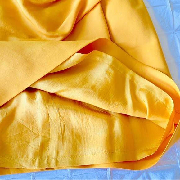 Chloé $980 GOOD GIRL RETRO A LINE SKIRT 38 YELLOW
